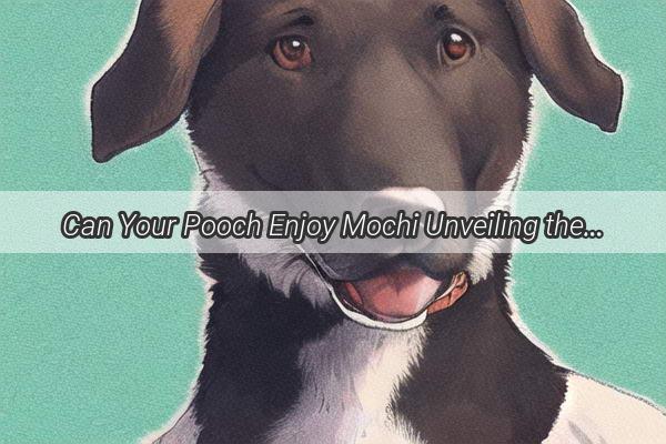 Can Your Pooch Enjoy Mochi Unveiling the Truth About Dogs and Sticky Rice Noodles